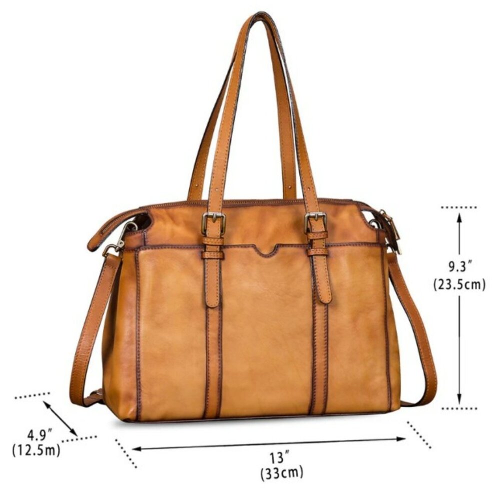 IVTG Vintage Genuine Leather Handbag for Women - Picture 16 of 16